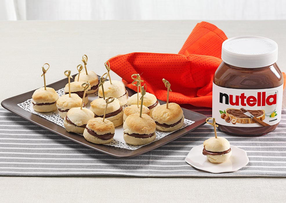 Bułeczki ‘scones’ z kremem Nutella®