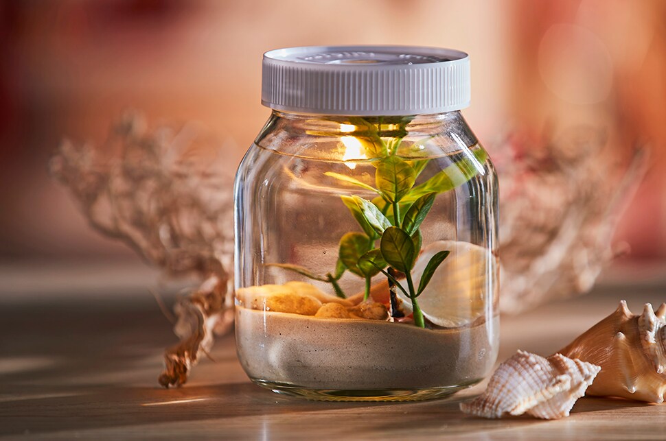 Podwodny świat w słoiku po kremie Nutella®