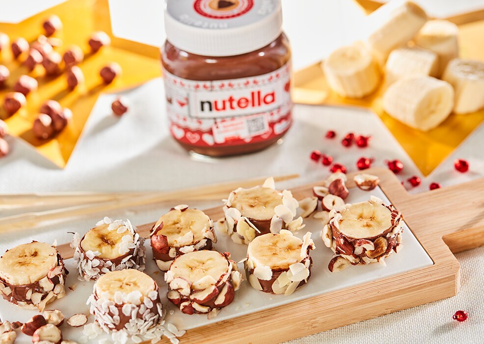 Sushi bananowe z kremem Nutella® na Święta