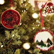 Bombki choinkowe z nakrętek po kremie Nutella® | Nutella