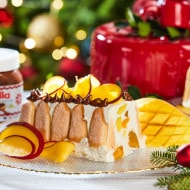 Jogurtowa terrina z mango bez pieczenia z kremem Nutella® 