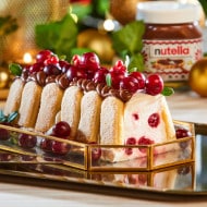 Jogurtowa terrina z wiśniami i kremem Nutella®