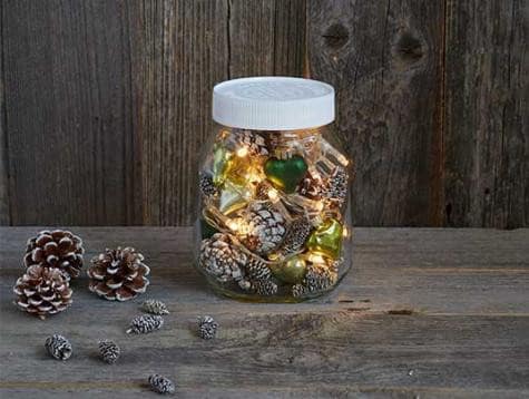 Świąteczna dekoracja w słoiku Nutella® - krok 3