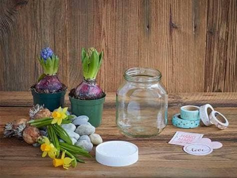 Wiosenny słoik Nutella® - krok 1