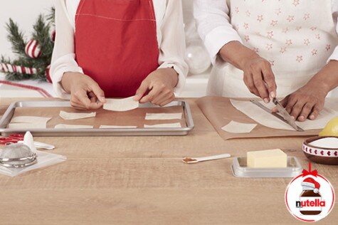 Ciasto filo z jabłkiem i kremem Nutella® 1 | Nutella Ciasto filo z jabłkiem i kremem Nutella® 1 | Nutella