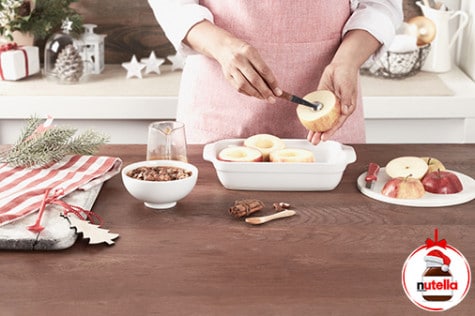 Pieczone jabłka z kremem Nutella® 1 | Nutella