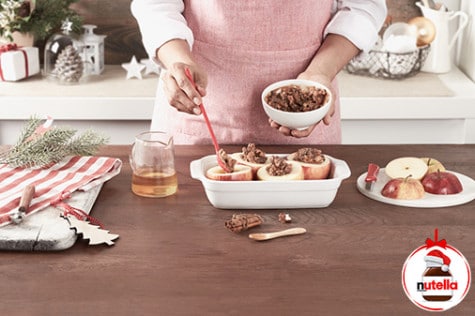 Pieczone jabłka z kremem Nutella® 2 | Nutella