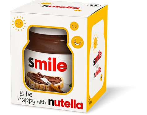 Uśmiechnij się - słoik Nutella | Nutella