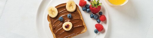 Niedźwiedzie tosty z kremem Nutella® 