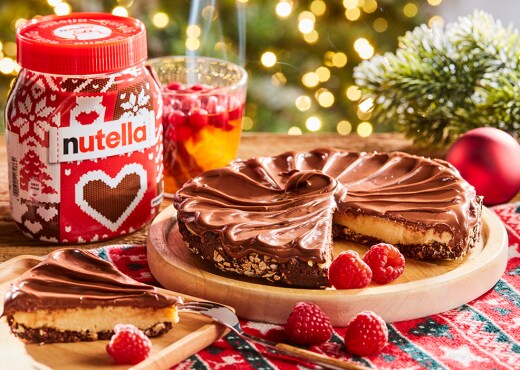 Świąteczny sernik jaglany z kremem Nutella® | Nutella