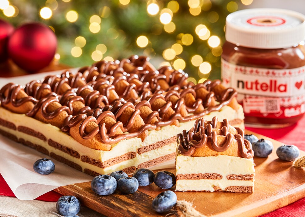 Ciasto góra lodowa z kremem Nutella® na Święta | Nutella Ciasto góra lodowa z kremem Nutella® na Święta | Nutella