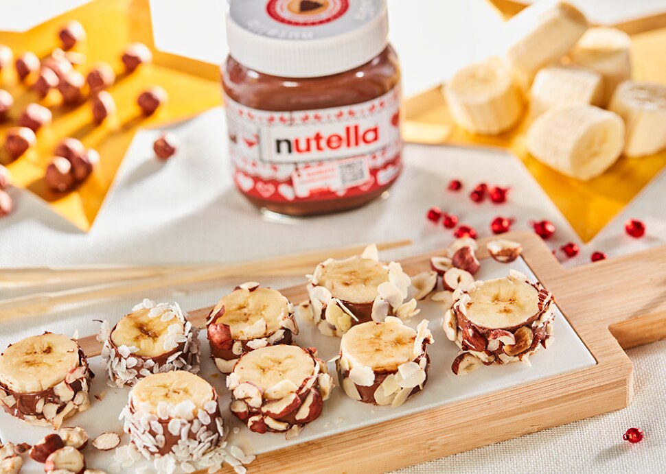 Sushi bananowe z kremem Nutella® na Święta | Nutella