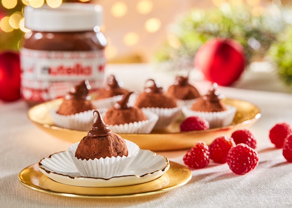 Świąteczne trufle czekoladowe z kremem Nutella® | Nutella