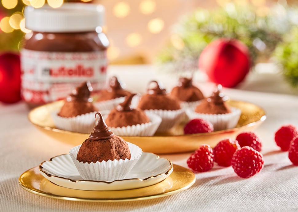 Świąteczne trufle czekoladowe z kremem Nutella® | Nutella