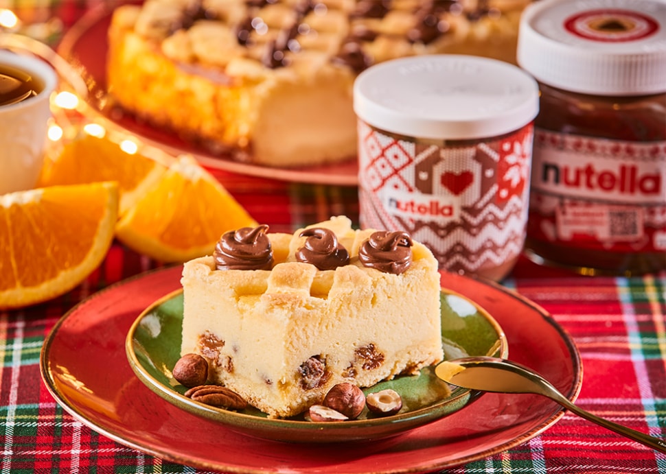 Świąteczny sernik krakowski z kremem Nutella® | Nutella