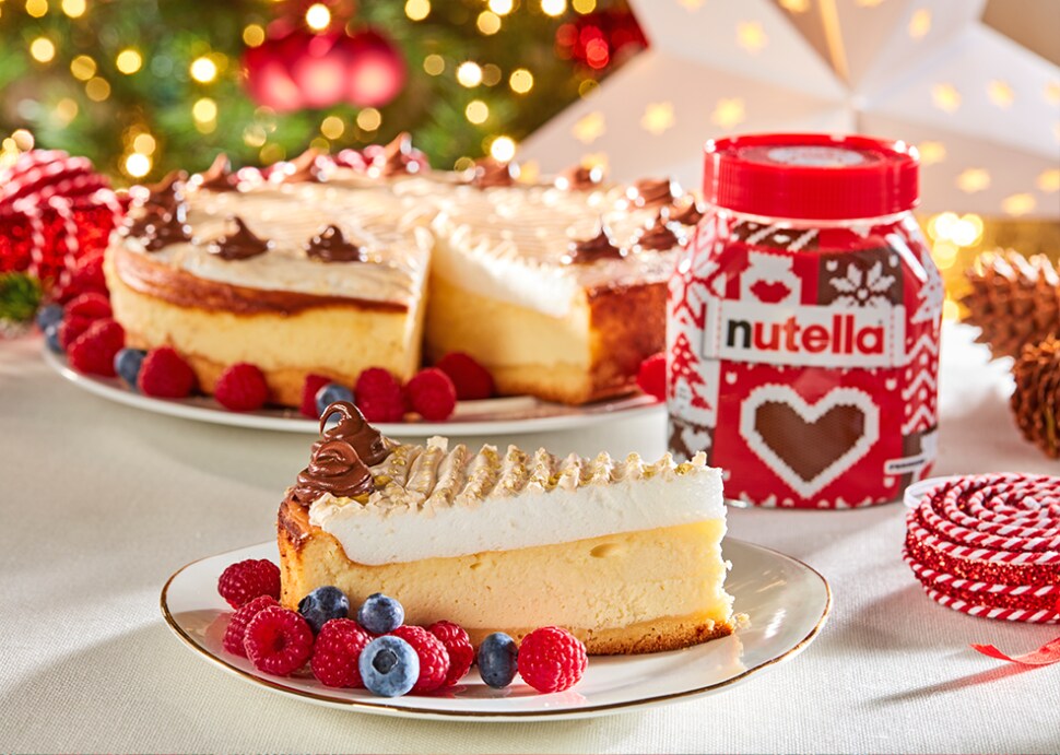 Świąteczny sernik z rosą i kremem Nutella® | Nutella