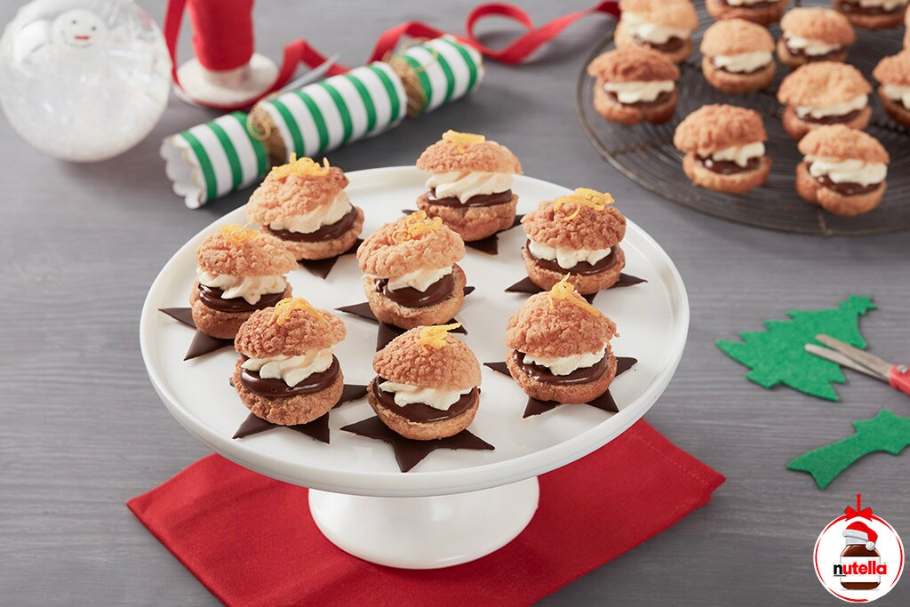 Profiteroles com chantilly de laranja e Nutella® | Nutella