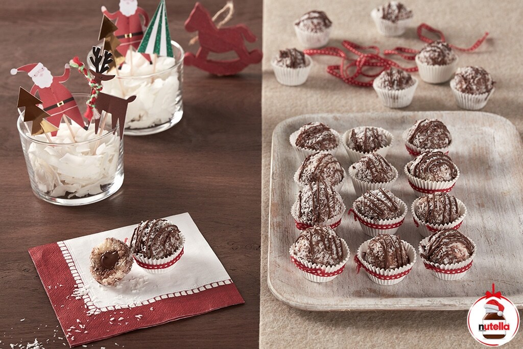Trufas de coco com Nutella® | Nutella