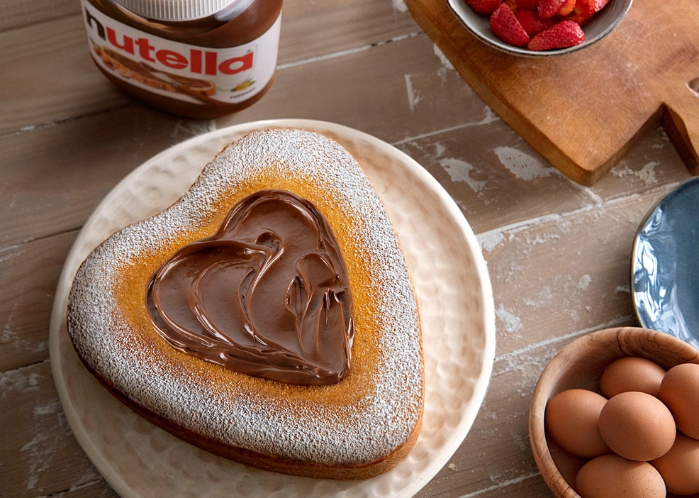 Bolo com Nutella