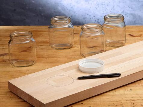 Do it Yourself Storage Ideas. Nutella® Workshop in a Jars: step 2