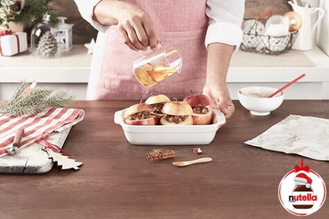 Maçãs assadas com Nutella® instrucoes 3 | Nutella
