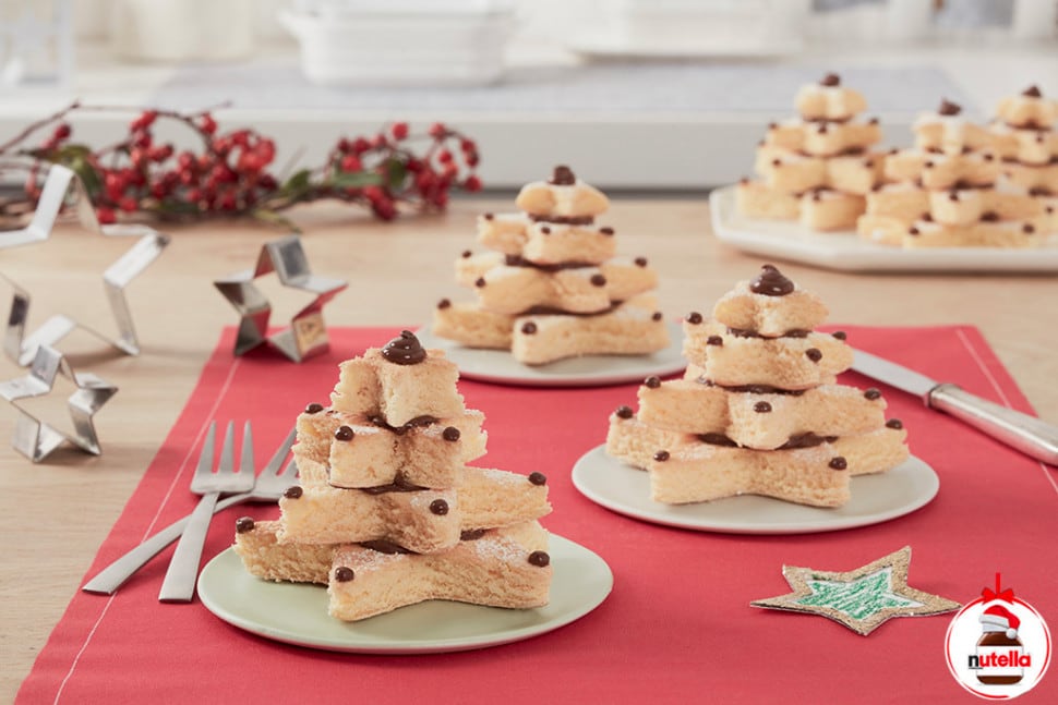 Bolo árvore de natal com Nutella® | Nutella