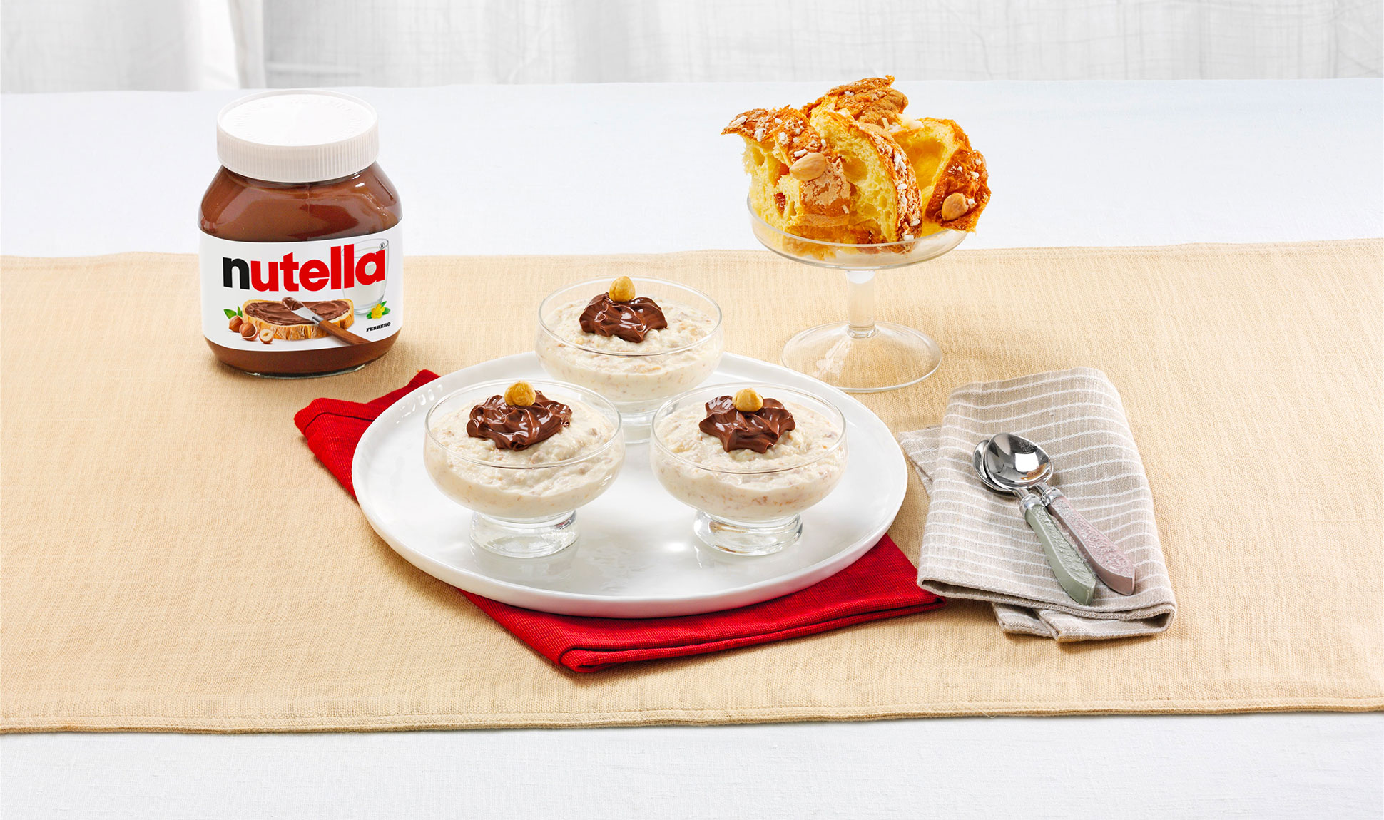 Colomba Semifreddo cu Nutella®