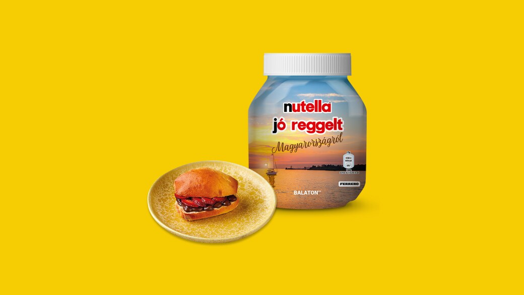 Sendviș din chiflă dulce Molnárka, cu Nutella®
