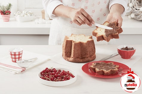 Pandoro cu coacăze roșii și Nutella® - STEP 2