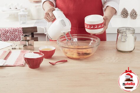 Prăjitură brad de Crăciun, cu Nutella® -1 Prăjitură brad de Crăciun, cu Nutella® -1