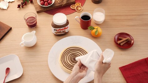 Prăjitură de Crăciun cu Portocale, fără Gluten, cu Nutella® 5