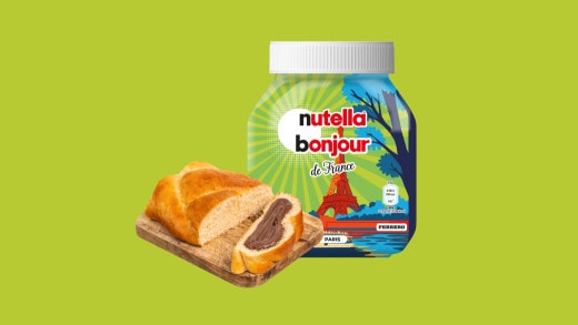 Brioche împletită cu Nutella®