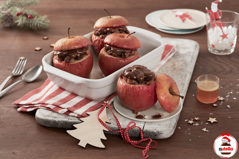 Bratapfel (mere coapte) cu Nutella® | Nutella