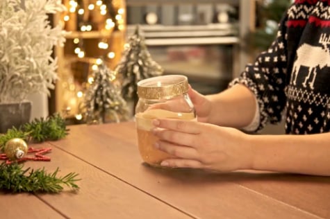 Новогодняя ваза из банки Nutella®: шаг 3 Сделай сам. Новогодняя ваза из банки Nutella®: шаг 3