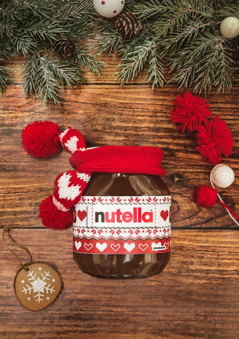 Свяжите шарф на банку Nutella® Step 5 | Nutella®
