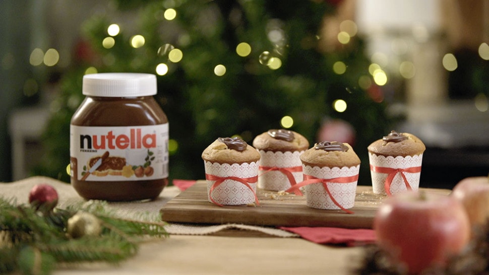 Яблочные маффины с Nutella® Яблочные маффины с Nutella®