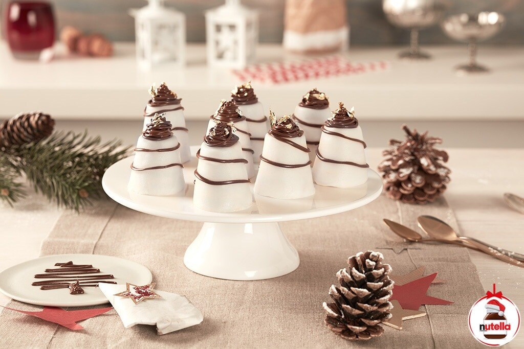 Vaniljsemifreddo med Nutella®