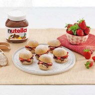 Panini with NUTELLA® and strawberries
