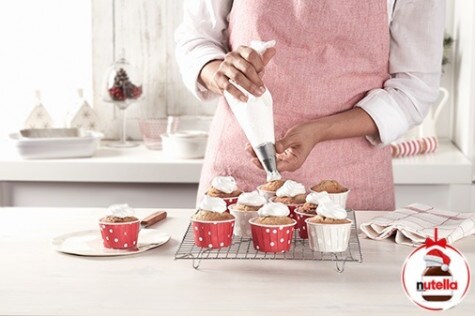 Cupcakes med hasselnødder og Nutella® - 5