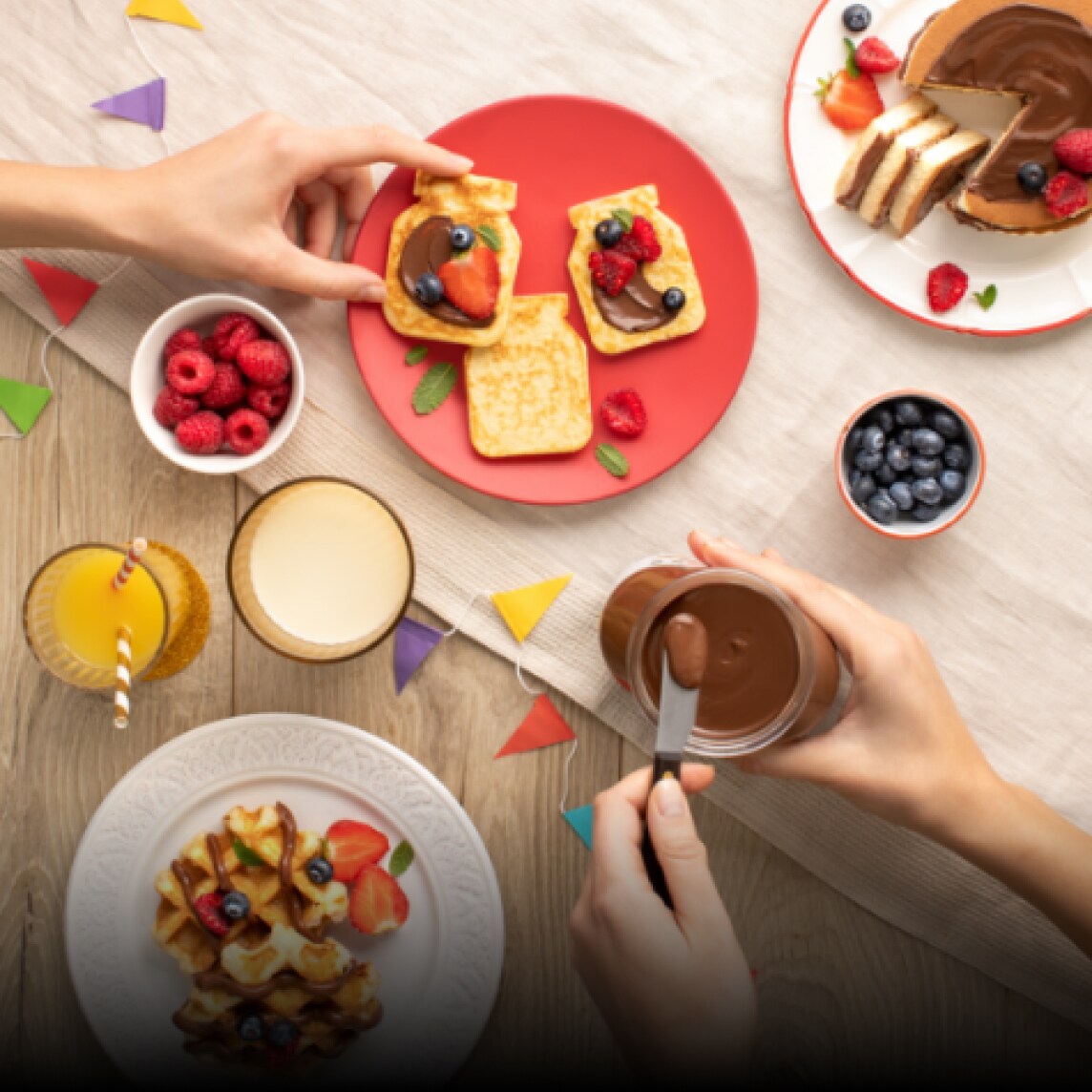 Add your creative touch to your Nutella recipe