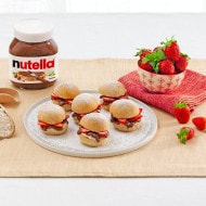 Panini with Nutella® and strawberries