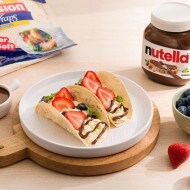 Sarapan Wrap Crunch dengan Nutella® by Chef Tris