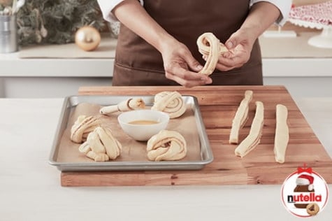 Brioš pletenica s cimetom i Nutellom® - STEP 6