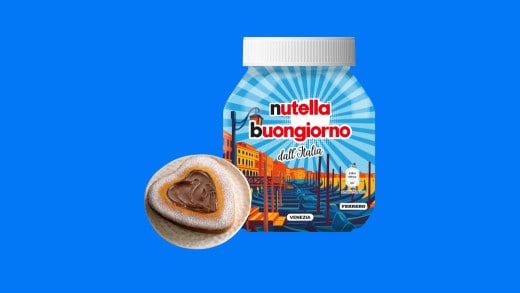 Torta Margherita z Nutello 