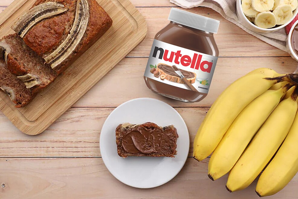 Nutella®lı Banana Bread (Muzlu Ekmek)