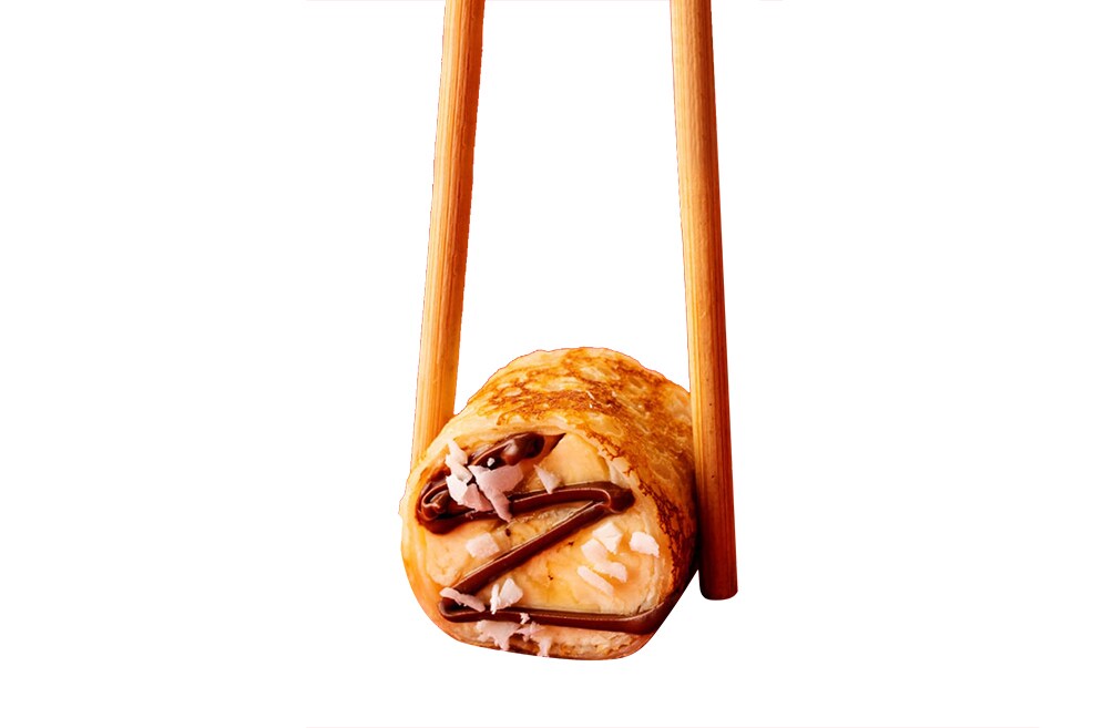 Nutella® ile Sushi Tarzı Krepler