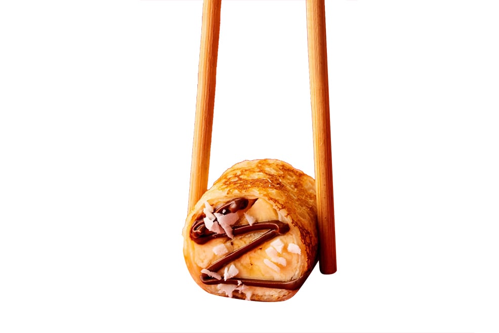 Nutella® ile Sushi Tarzı Krepler