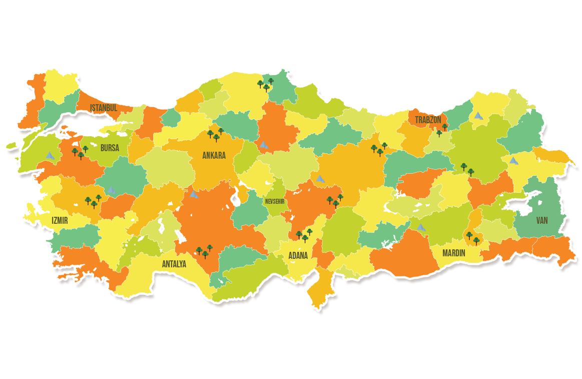 map turkiye