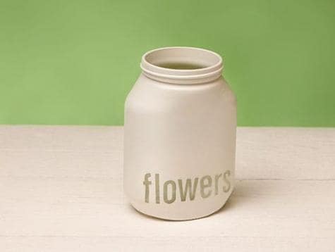 Do it Yourself Home ideas. Nutella® Flowers Jar: step 3