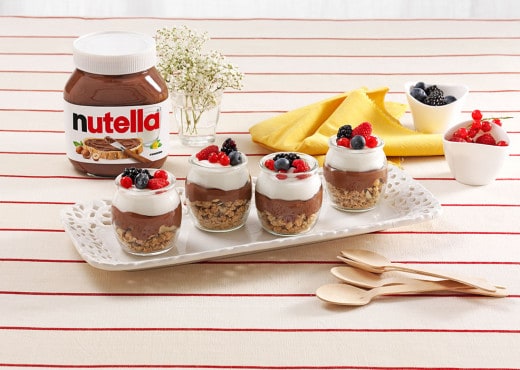 Nutella®'lı Yoğurt ve Müsli Parfeleri | Nutella
